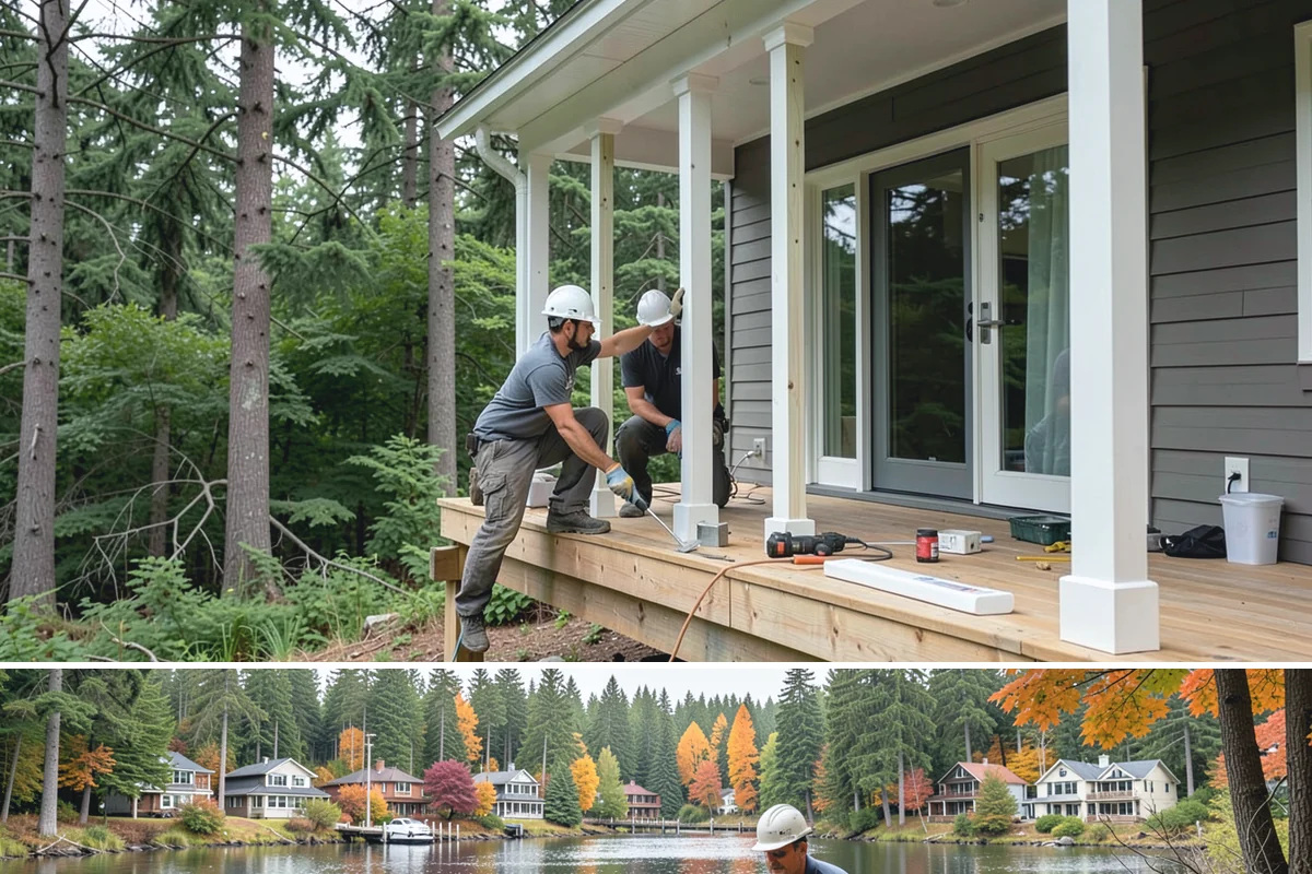 Retail Renovation in La Conner, Skagit County, WA - Renovations are frequently timed for slower sales periods so the refresh is complete before the next busy season.