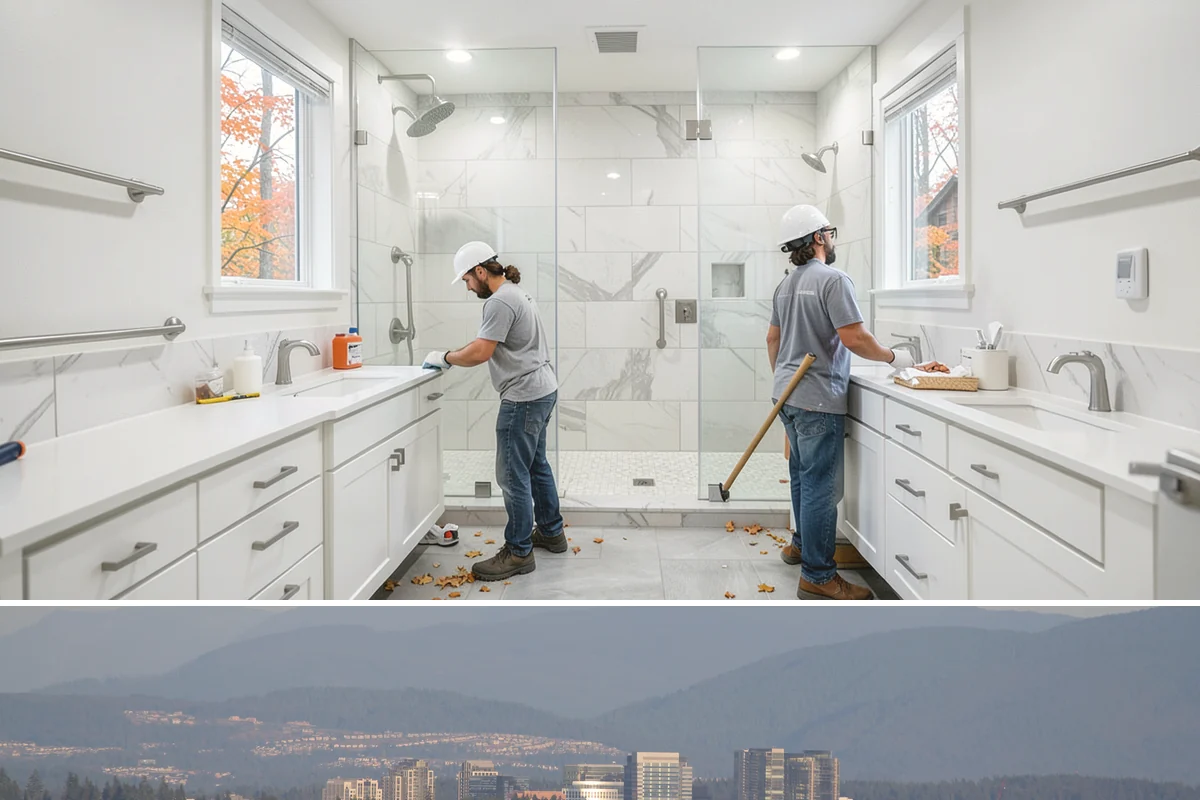 Retail Renovation in Medina, King County, WA - Renovations are frequently timed for slower sales periods so the refresh is complete before the next busy season.