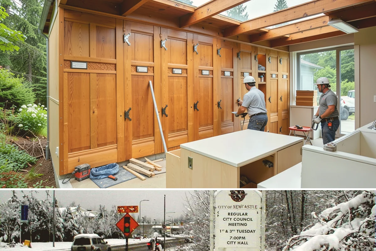 Retail Renovation in Newcastle, King County, WA - Renovations are frequently timed for slower sales periods so the refresh is complete before the next busy season.