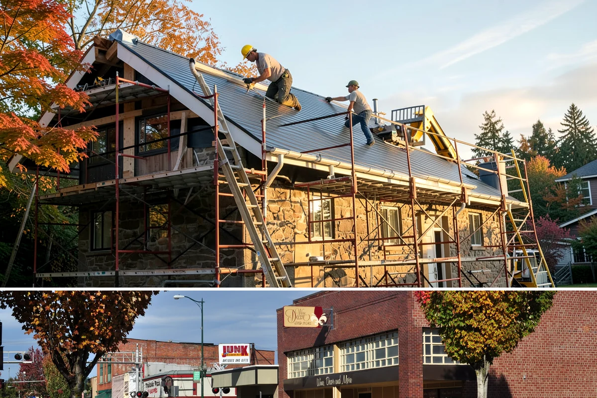 Retail Renovation in Puyallup, Pierce County, WA - Renovations are frequently timed for slower sales periods so the refresh is complete before the next busy season.