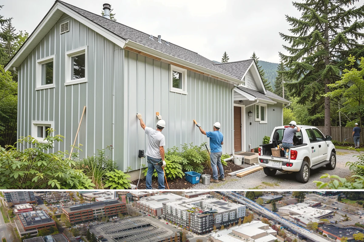 Retail Renovation in Redmond, King County, WA - Renovations are frequently timed for slower sales periods so the refresh is complete before the next busy season.