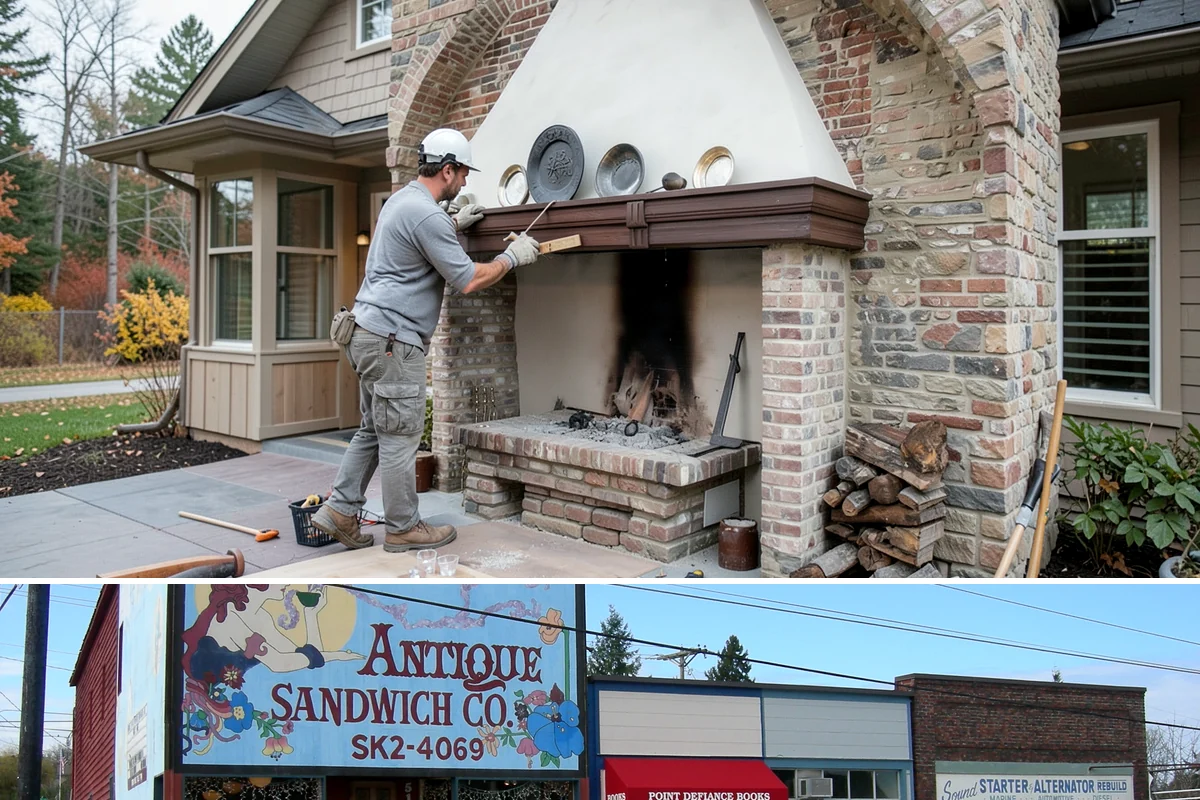 Retail Renovation in Ruston, Pierce County, WA - Renovations are frequently timed for slower sales periods so the refresh is complete before the next busy season.