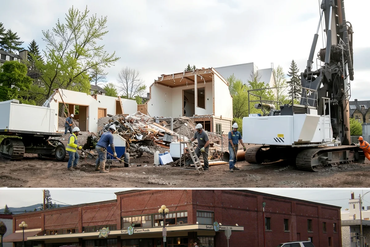 Retail Renovation in Sedro-Woolley, Skagit County, WA - Renovations are frequently timed for slower sales periods so the refresh is complete before the next busy season.