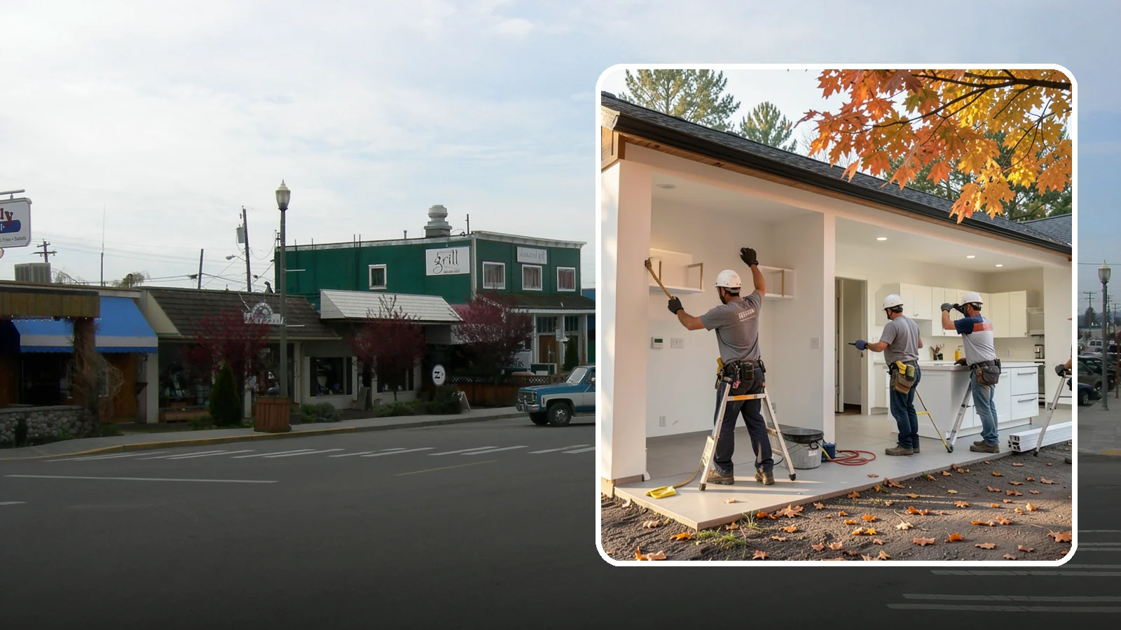 Retail Renovation in Stanwood, Snohomish County, WA - Renovation of existing stores to modernize layout, fixtures, and customer appeal.