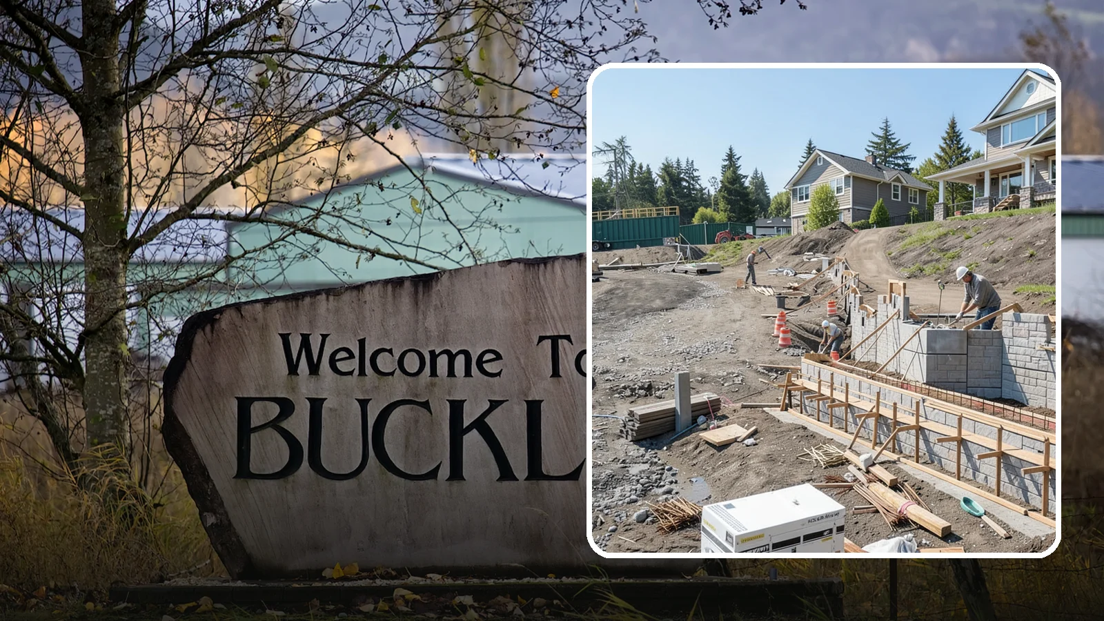 Retaining Wall Construction in Buckley, Pierce County, WA - Building an engineered wall that holds back soil on sloped Puget Sound lots and creates usable, stable ground.
