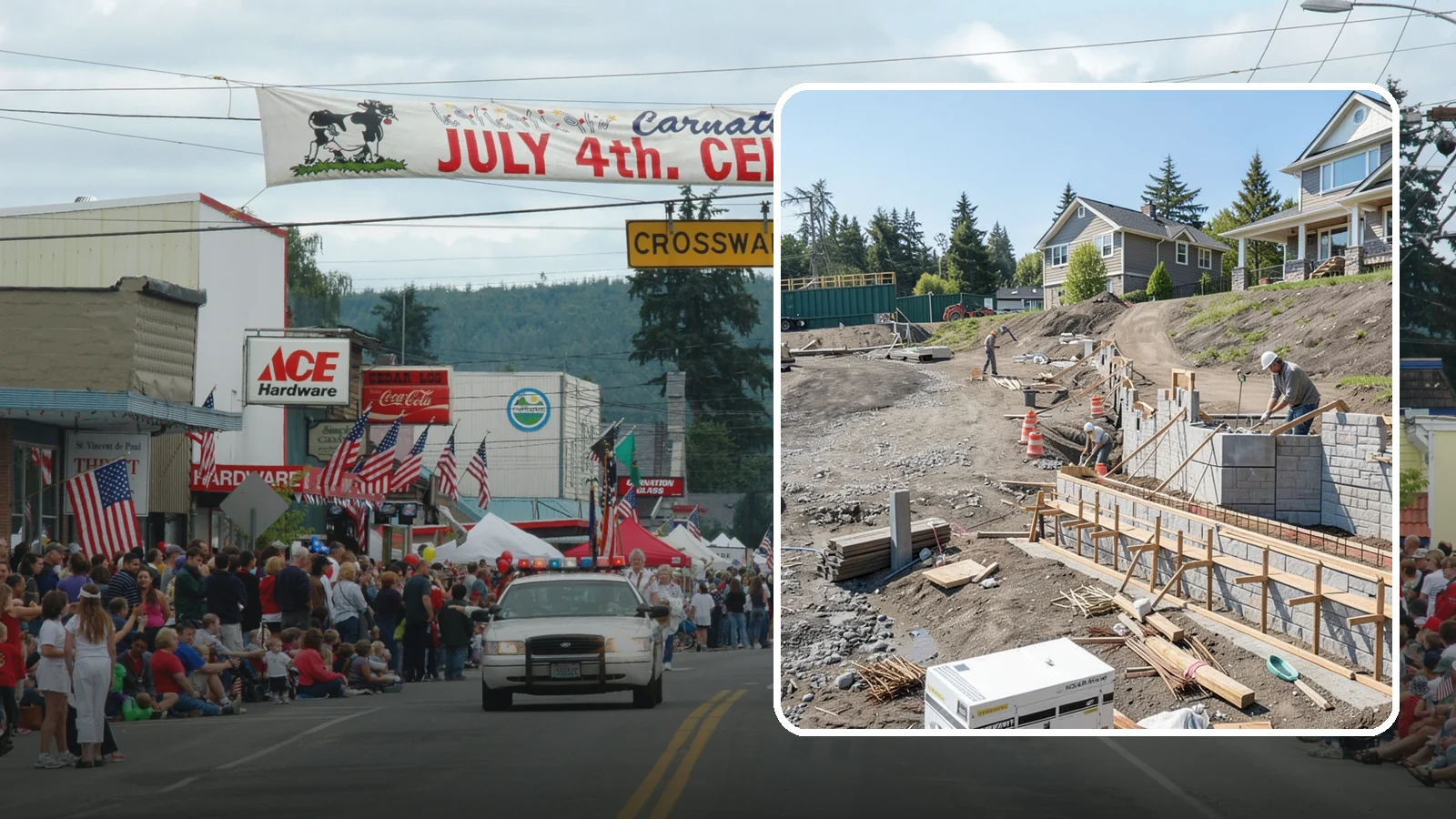 Retaining Wall Construction in Carnation, King County, WA - Building an engineered wall that holds back soil on sloped Puget Sound lots and creates usable, stable ground.