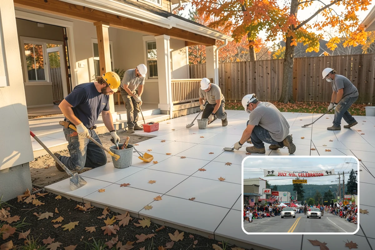 Retaining Wall Construction in Carnation, King County, WA - Creates level, usable space on a sloped lot