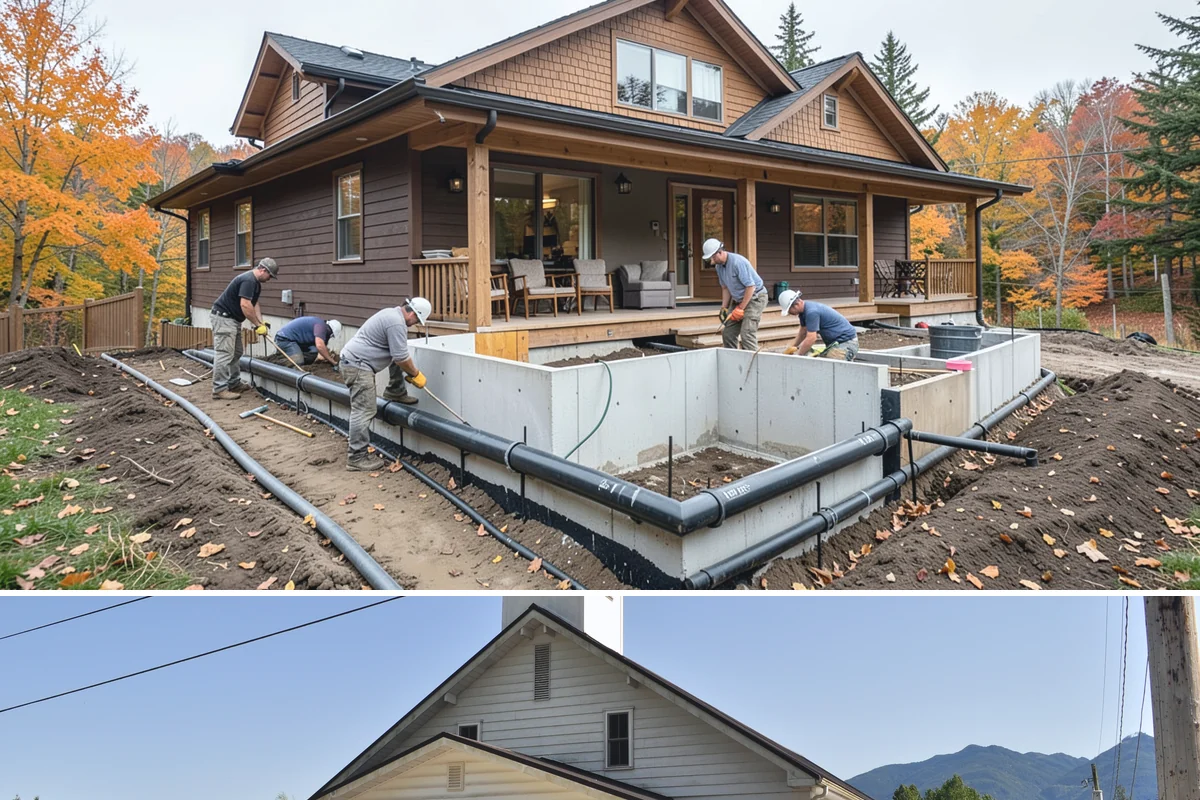 Retaining Wall Construction in Concrete, Skagit County, WA - Dry summer months are ideal for excavation and base compaction, though many walls can be built through fall before the heavy...