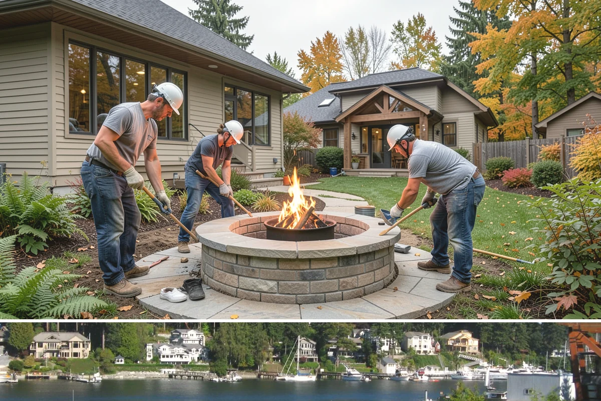 Retaining Wall Construction in Gig Harbor, Pierce County, WA - Dry summer months are ideal for excavation and base compaction, though many walls can be built through fall before the heavy...