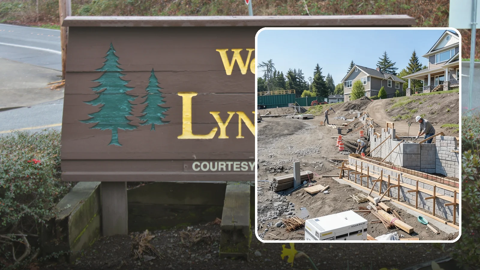 Retaining Wall Construction in Lynnwood, Snohomish County, WA - Building an engineered wall that holds back soil on sloped Puget Sound lots and creates usable, stable ground.