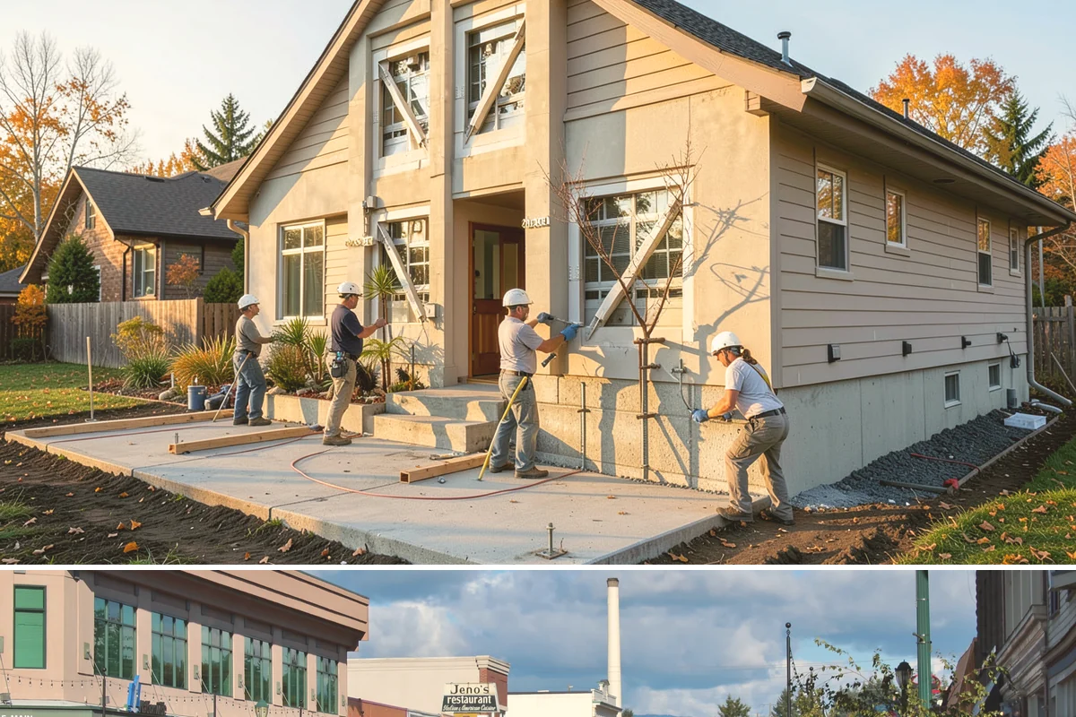 Retaining Wall Construction in Monroe, Snohomish County, WA - Dry summer months are ideal for excavation and base compaction, though many walls can be built through fall before the heavy...
