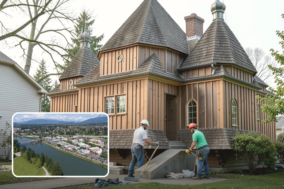 Retaining Wall Construction in Mount Vernon, Skagit County, WA - Creates level, usable space on a sloped lot