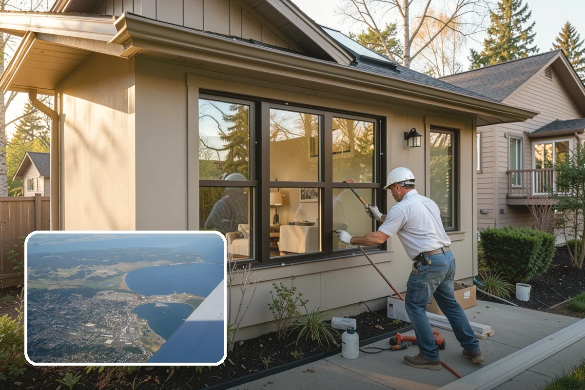 Retaining Wall Construction in Oak Harbor, Island County, WA - Creates level, usable space on a sloped lot