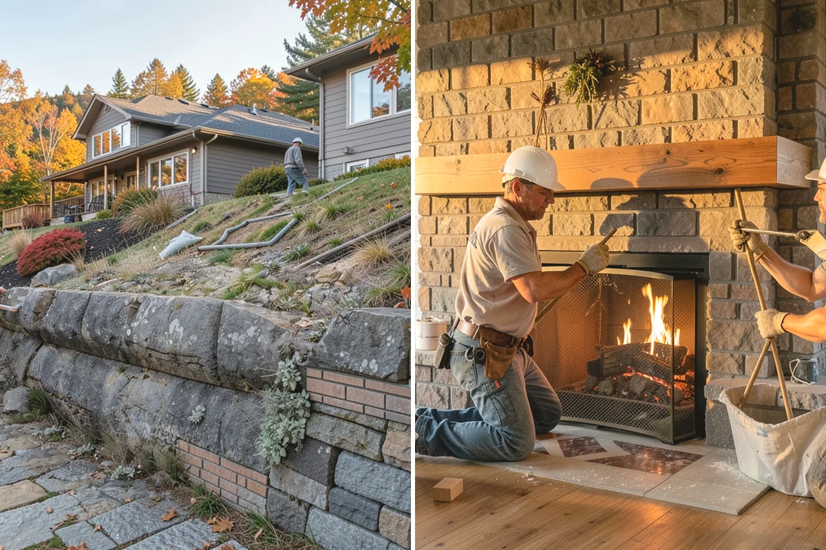 Retaining Wall Repair in Burien, King County, WA - Inspect the wall and diagnose the cause of failure