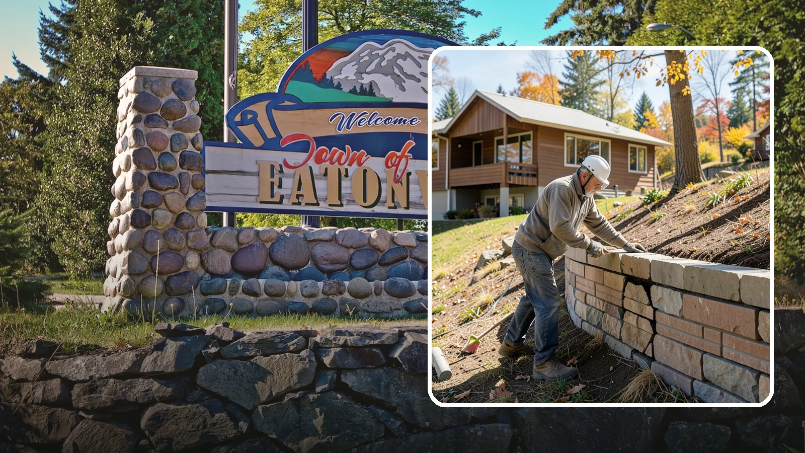 Retaining Wall Repair in Eatonville, Pierce County, WA - Diagnosing and fixing leaning, cracking, or bulging retaining walls before they fail and damage your property.