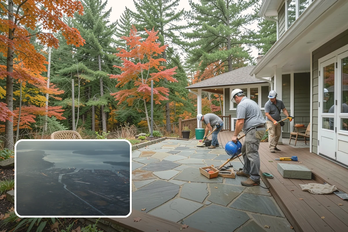 Retaining Wall Repair in Fife, Pierce County, WA - Stops a failing wall before it collapses
