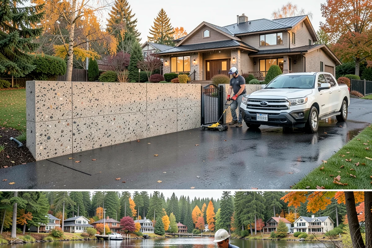 Retaining Wall Repair in La Conner, Skagit County, WA - Repairs are best tackled in drier weather, but active or dangerous failures should be addressed promptly regardless of season.