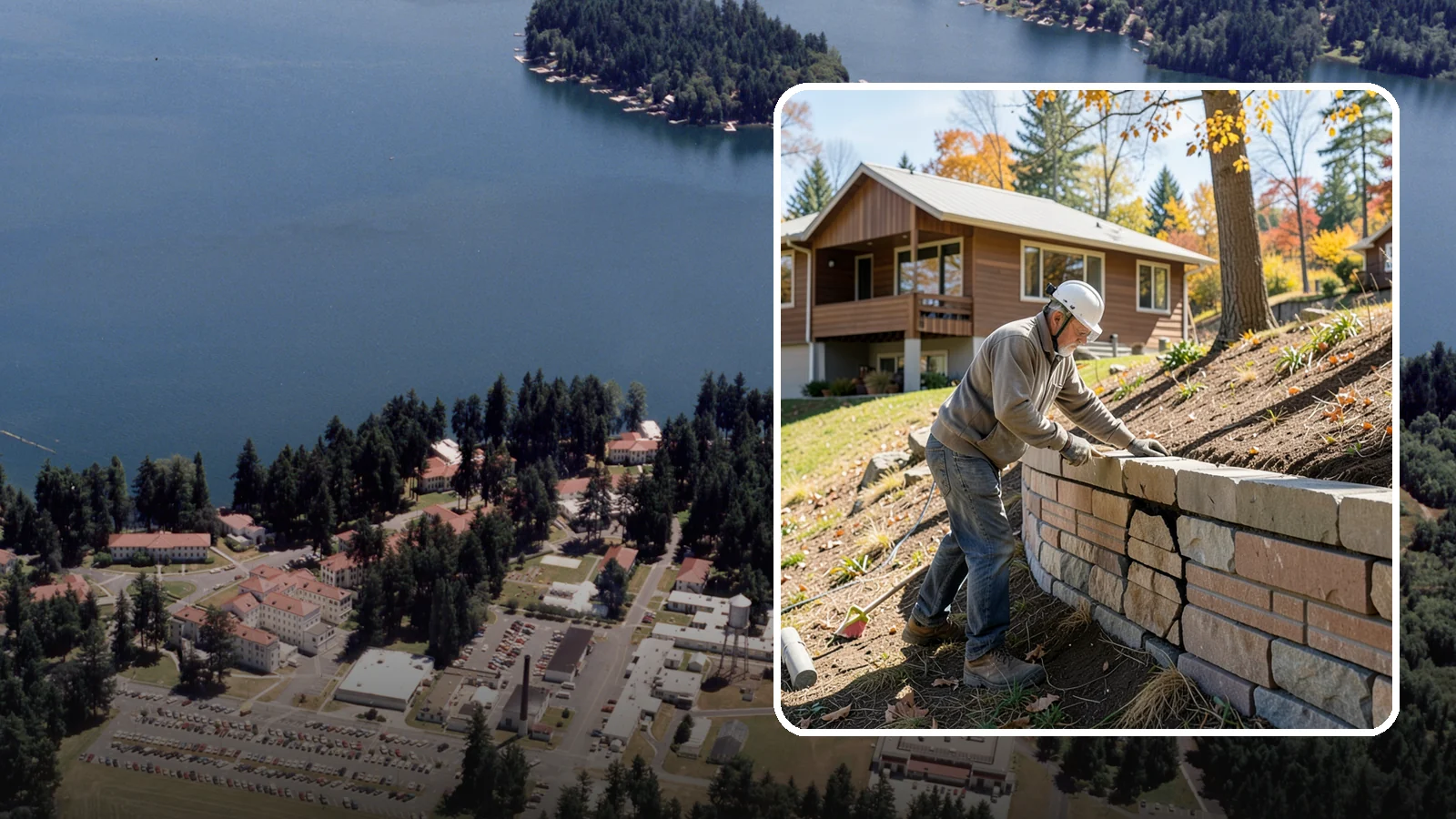 Retaining Wall Repair in Lakewood, Pierce County, WA - Diagnosing and fixing leaning, cracking, or bulging retaining walls before they fail and damage your property.