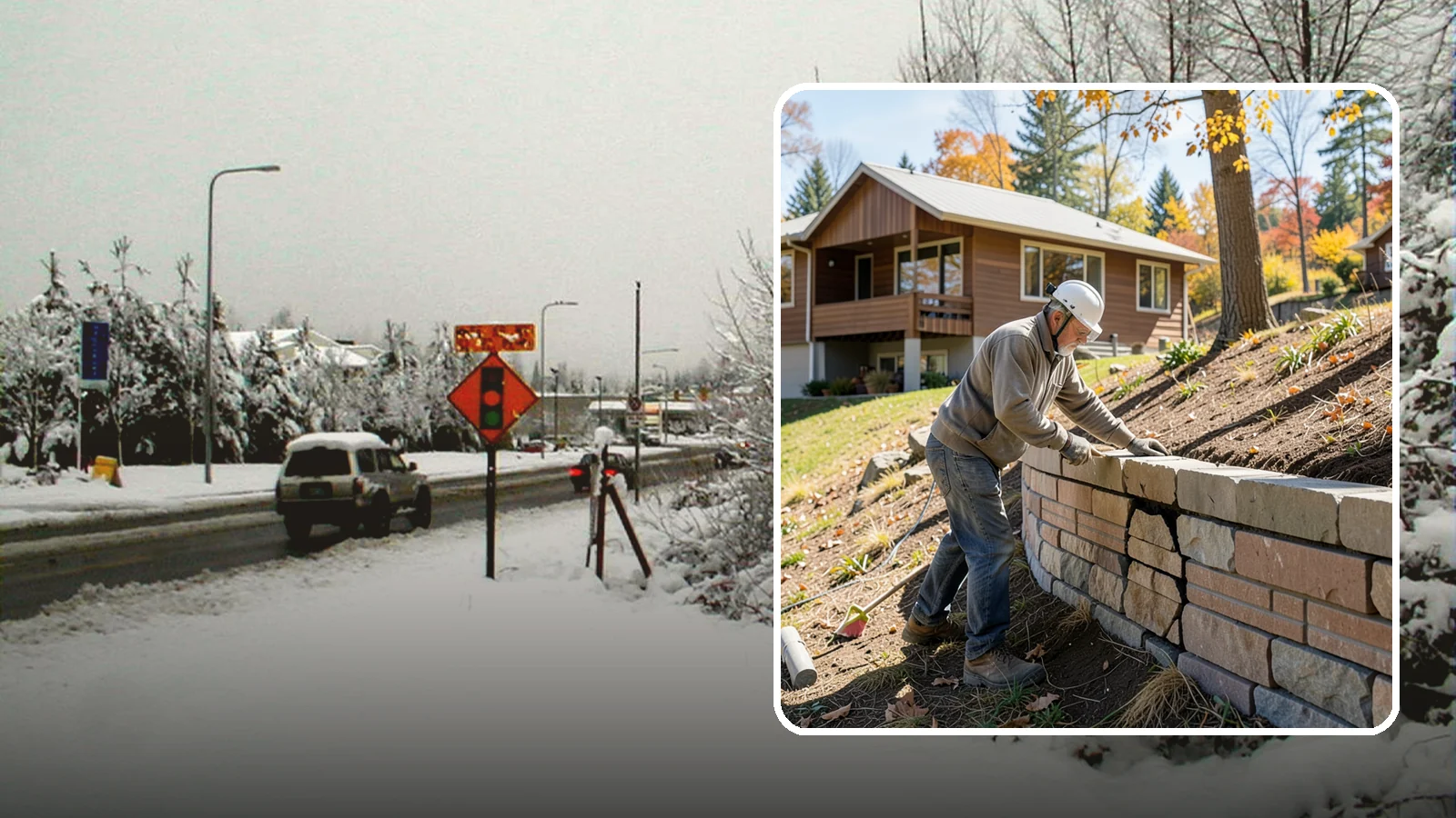 Retaining Wall Repair in Newcastle, King County, WA - Diagnosing and fixing leaning, cracking, or bulging retaining walls before they fail and damage your property.