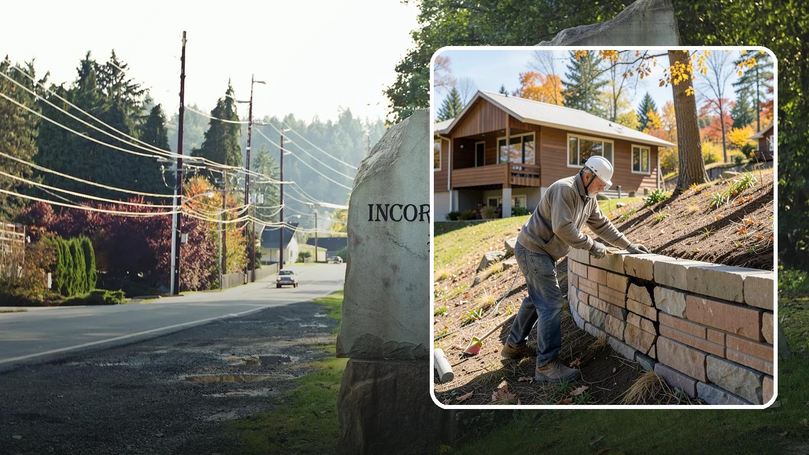 Retaining Wall Repair in Wilkeson, Pierce County, WA - Diagnosing and fixing leaning, cracking, or bulging retaining walls before they fail and damage your property.