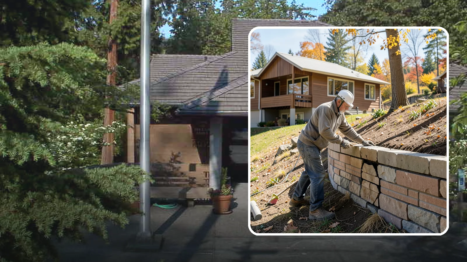 Retaining Wall Repair in Yarrow Point, King County, WA - Diagnosing and fixing leaning, cracking, or bulging retaining walls before they fail and damage your property.