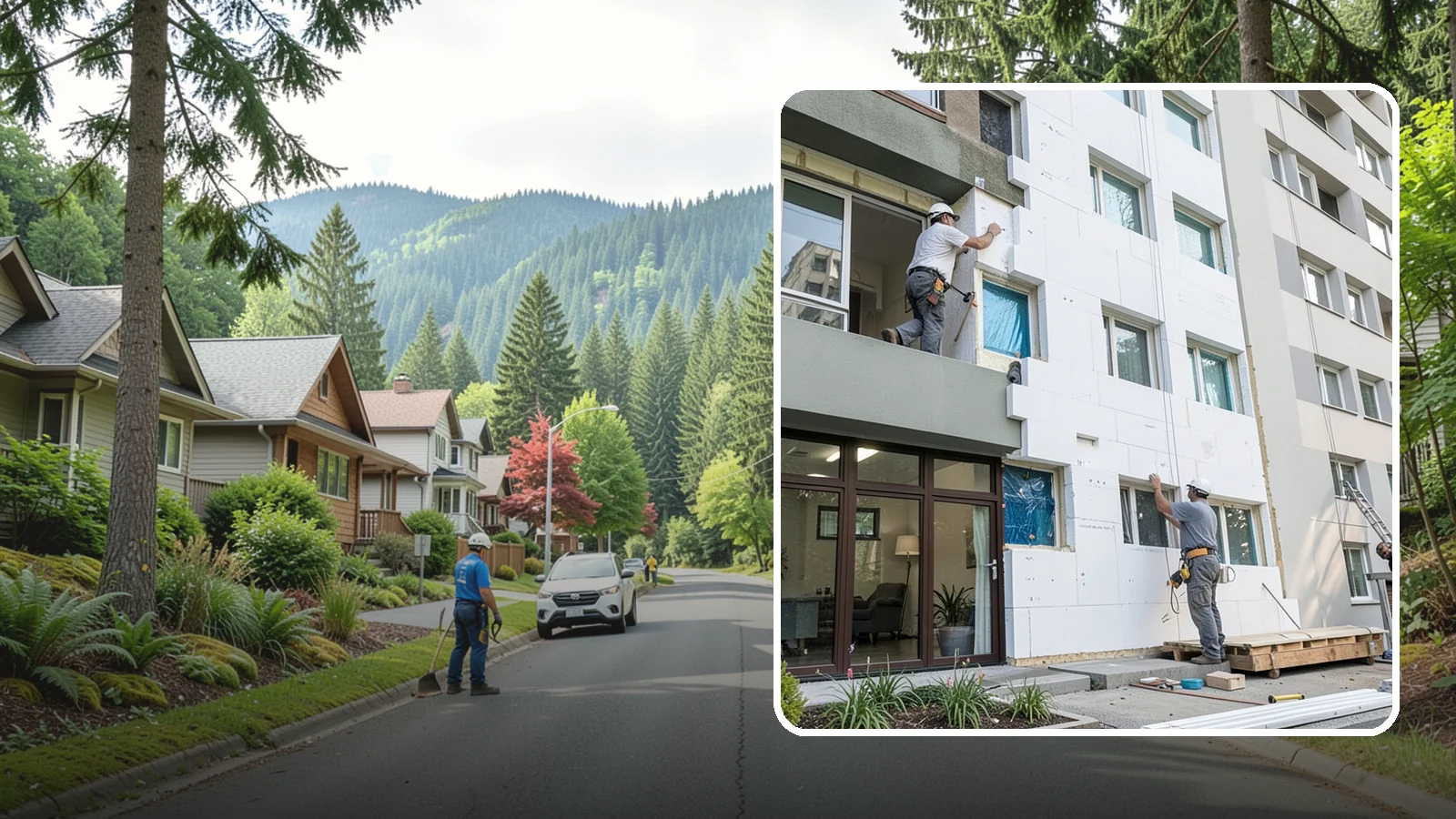Rigid Foam Insulation in Darrington, Snohomish County, WA - We install rigid foam board to add continuous insulation and reduce thermal bridging on Northwest homes.