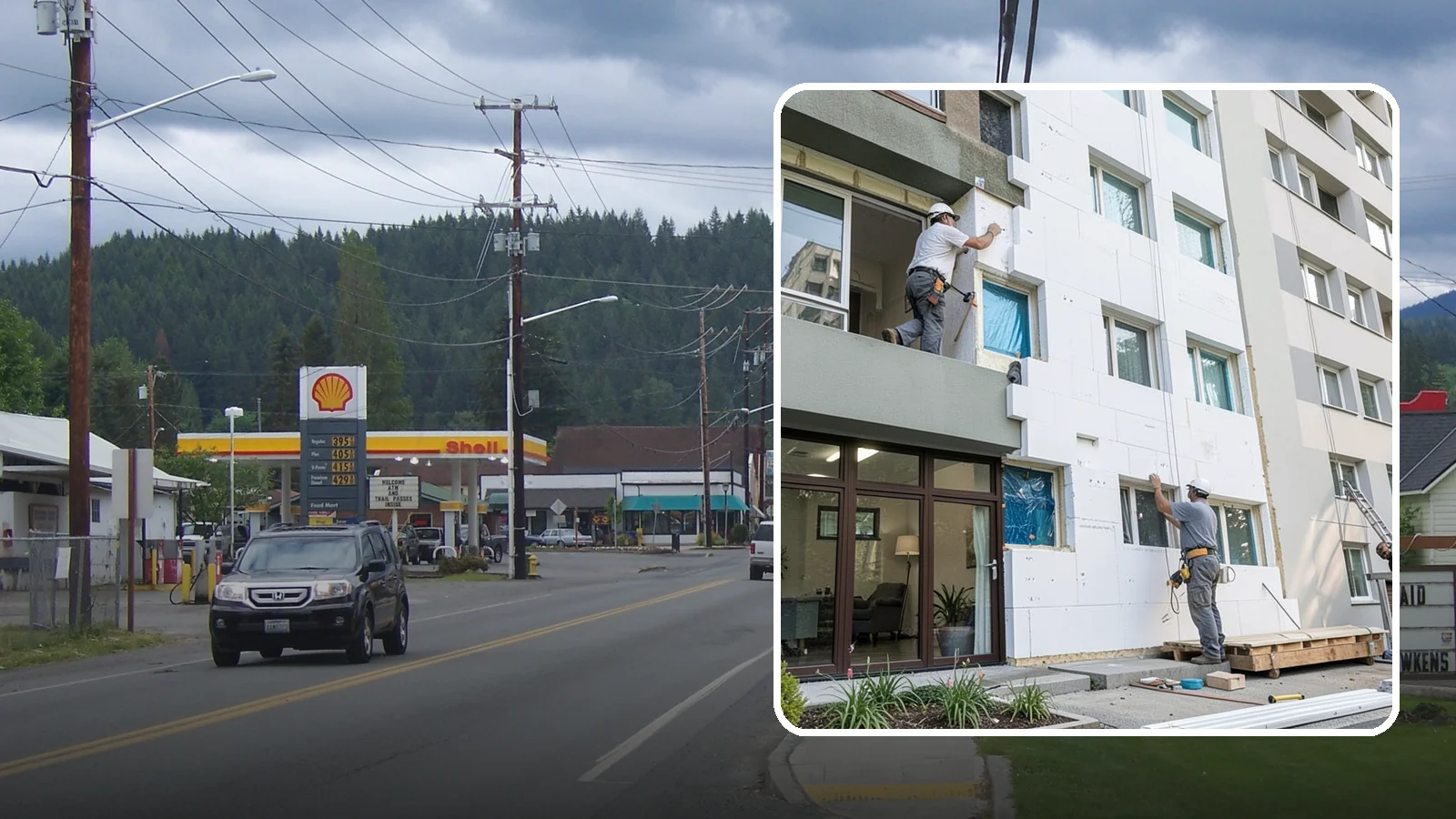 Rigid Foam Insulation in Granite Falls, Snohomish County, WA - We install rigid foam board to add continuous insulation and reduce thermal bridging on Northwest homes.