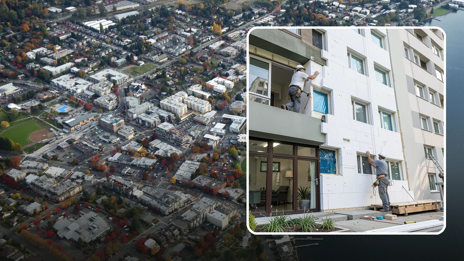 Rigid Foam Insulation in Kirkland, King County, WA - We install rigid foam board to add continuous insulation and reduce thermal bridging on Northwest homes.