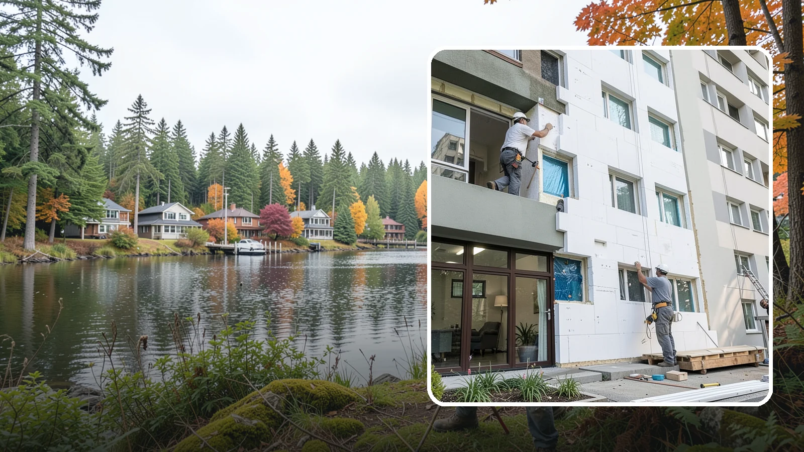 Rigid Foam Insulation in La Conner, Skagit County, WA - We install rigid foam board to add continuous insulation and reduce thermal bridging on Northwest homes.