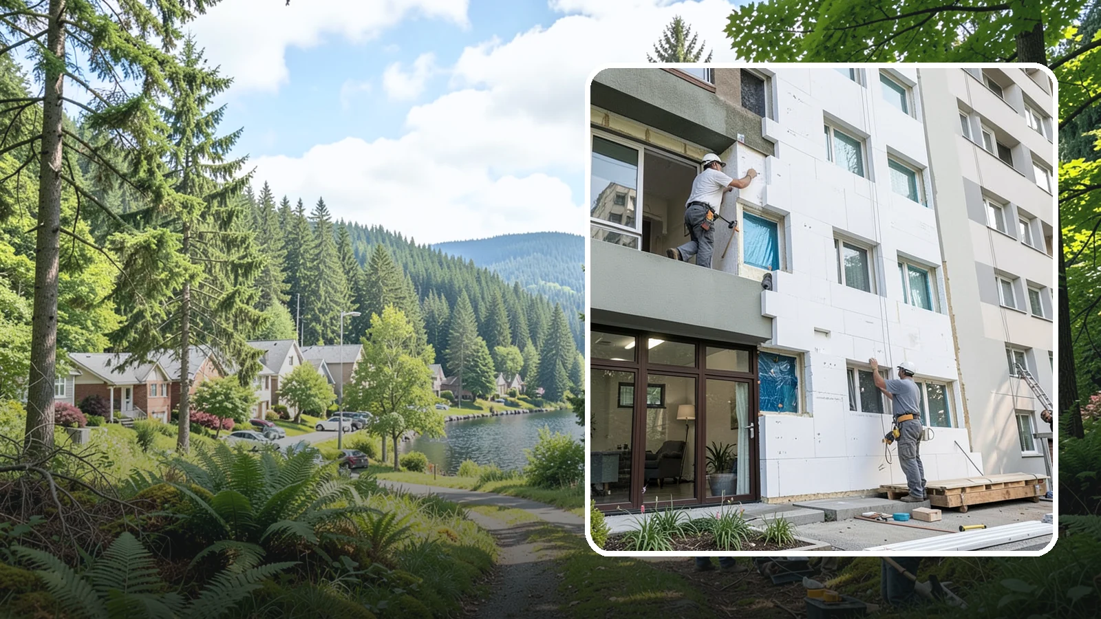 Rigid Foam Insulation in Lake Forest Park, King County, WA - We install rigid foam board to add continuous insulation and reduce thermal bridging on Northwest homes.