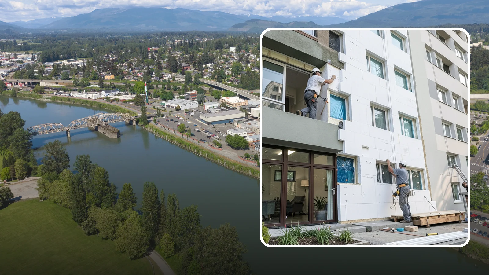 Rigid Foam Insulation in Mount Vernon, Skagit County, WA - We install rigid foam board to add continuous insulation and reduce thermal bridging on Northwest homes.