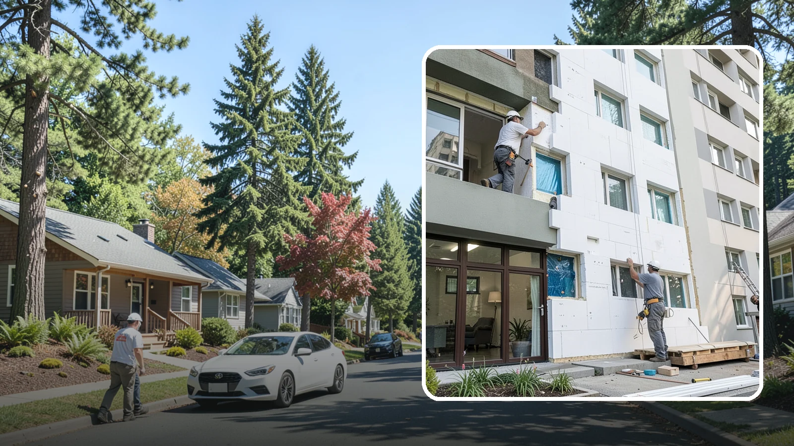 Rigid Foam Insulation in Orting, Pierce County, WA - We install rigid foam board to add continuous insulation and reduce thermal bridging on Northwest homes.