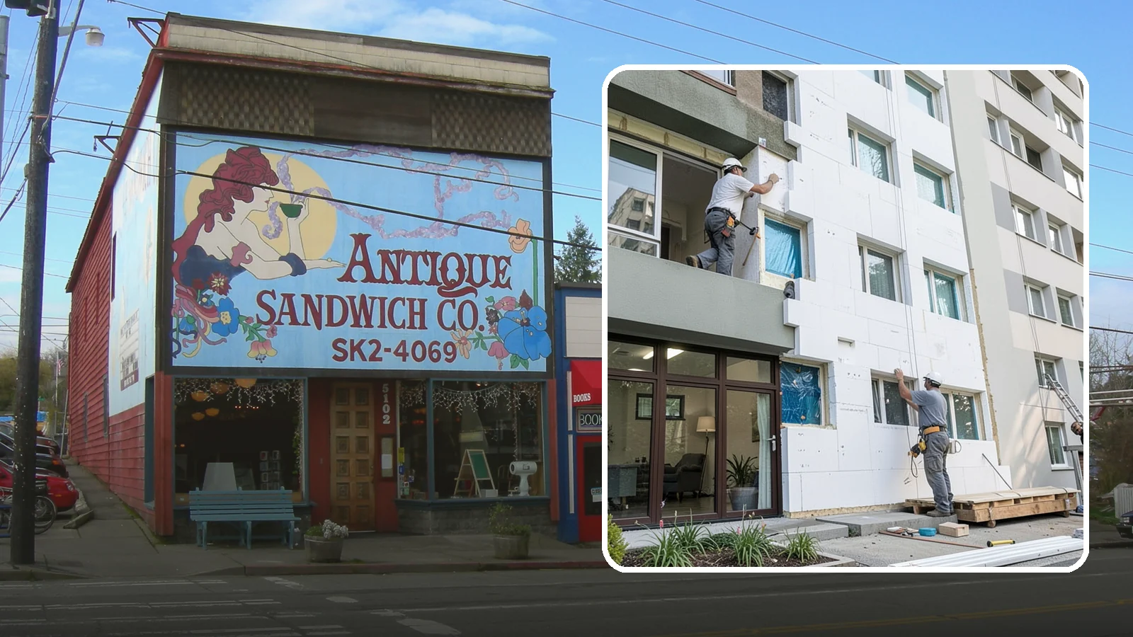 Rigid Foam Insulation in Ruston, Pierce County, WA - We install rigid foam board to add continuous insulation and reduce thermal bridging on Northwest homes.