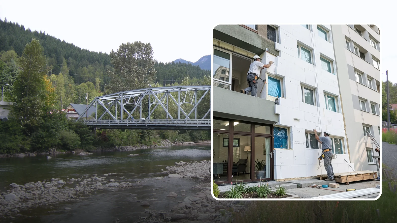 Rigid Foam Insulation in Skykomish, King County, WA - We install rigid foam board to add continuous insulation and reduce thermal bridging on Northwest homes.