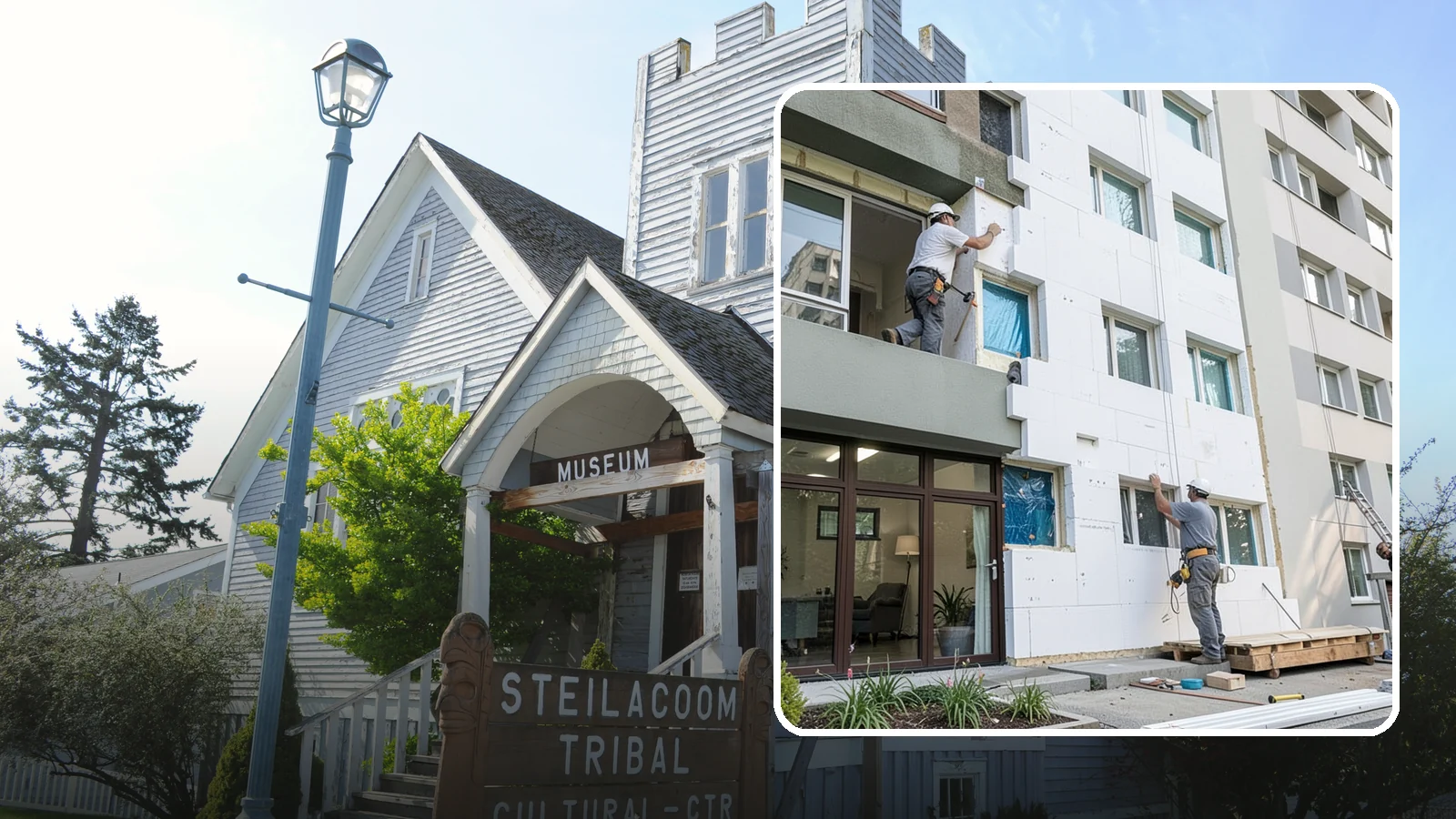 Rigid Foam Insulation in Steilacoom, Pierce County, WA - We install rigid foam board to add continuous insulation and reduce thermal bridging on Northwest homes.