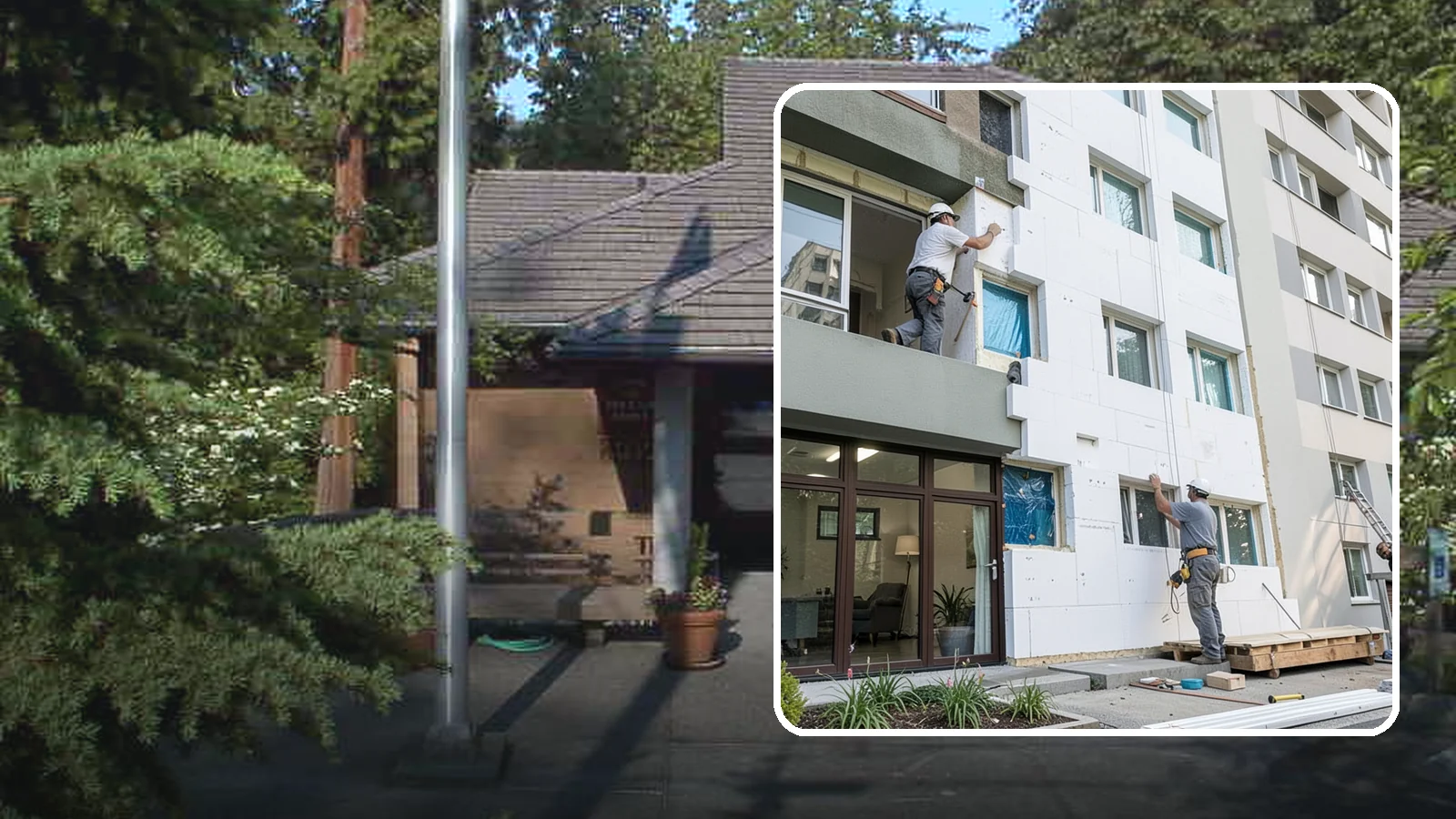 Rigid Foam Insulation in Yarrow Point, King County, WA - We install rigid foam board to add continuous insulation and reduce thermal bridging on Northwest homes.