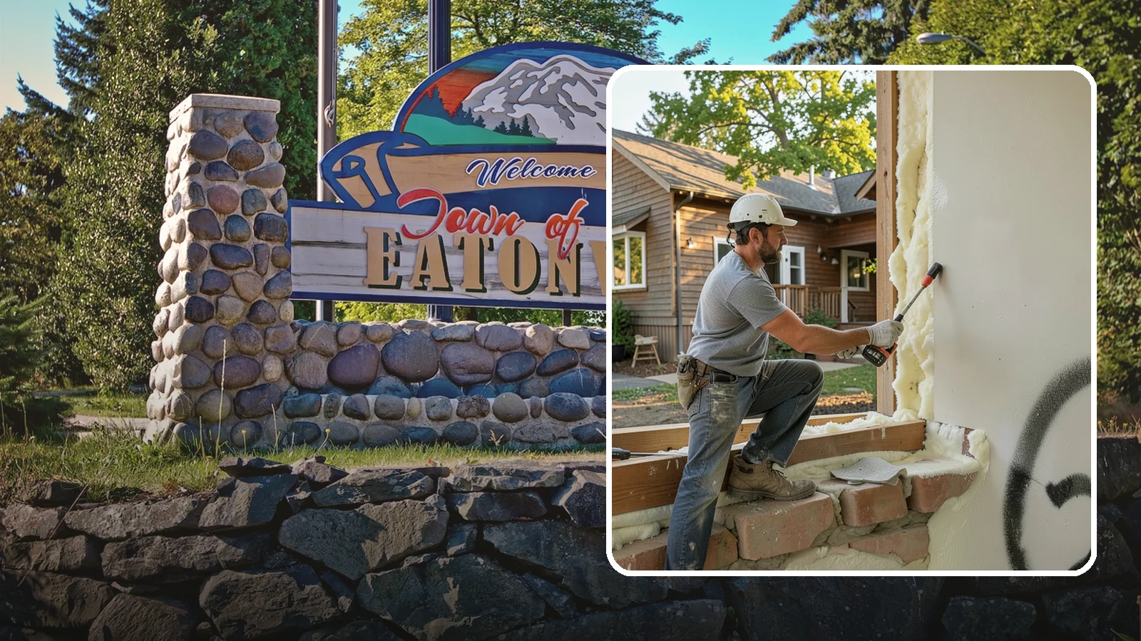 Rim Joist Insulation in Eatonville, Pierce County, WA - We insulate and air-seal rim joists, a major source of cold drafts and moisture in Northwest homes.