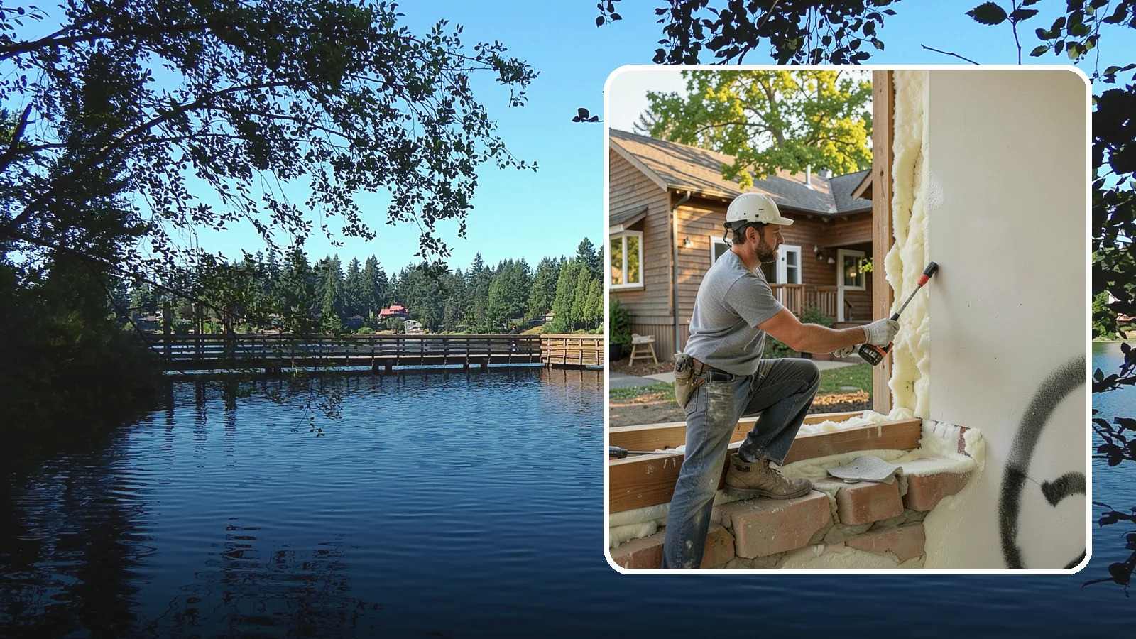 Rim Joist Insulation in Federal Way, King County, WA - We insulate and air-seal rim joists, a major source of cold drafts and moisture in Northwest homes.