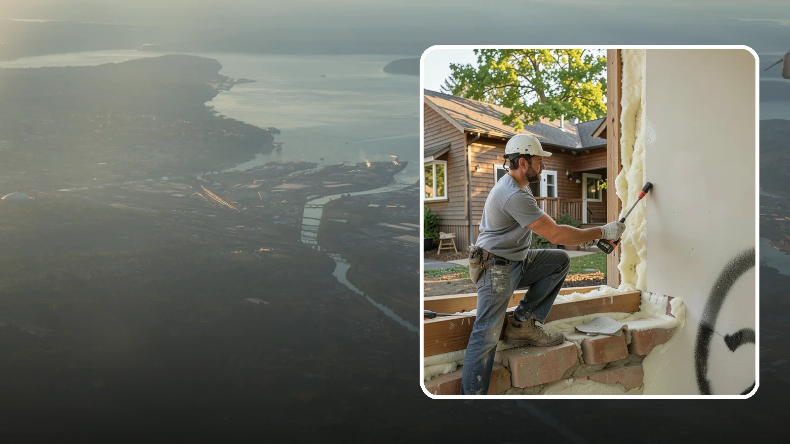 Rim Joist Insulation in Fife, Pierce County, WA - We insulate and air-seal rim joists, a major source of cold drafts and moisture in Northwest homes.