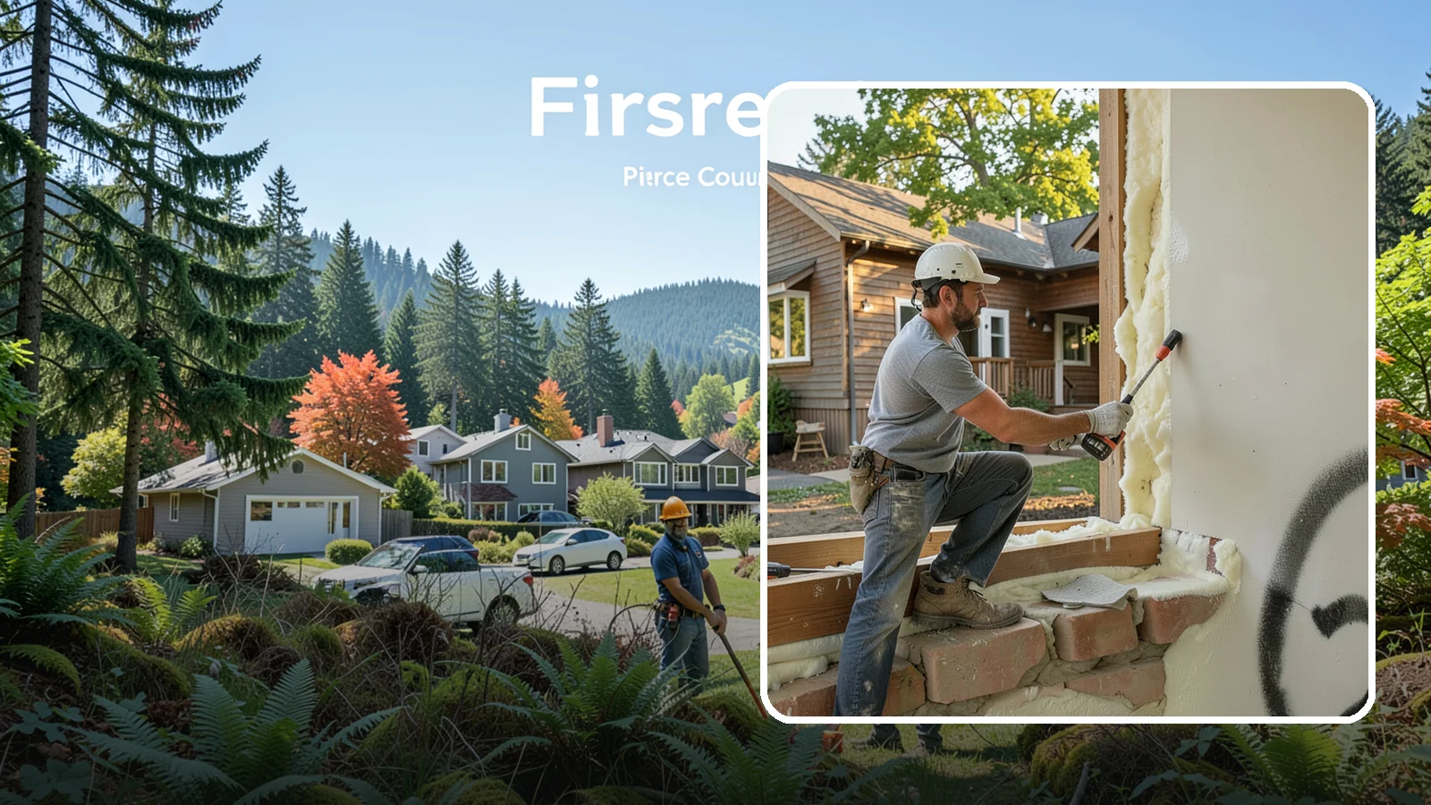 Rim Joist Insulation in Fircrest, Pierce County, WA - We insulate and air-seal rim joists, a major source of cold drafts and moisture in Northwest homes.
