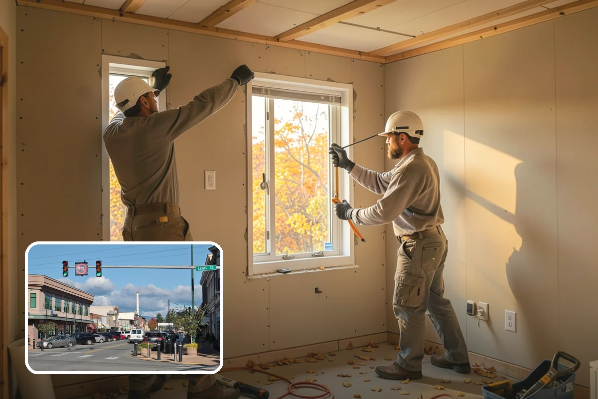 Rim Joist Insulation in Monroe, Snohomish County, WA - Stops significant drafts at the foundation band