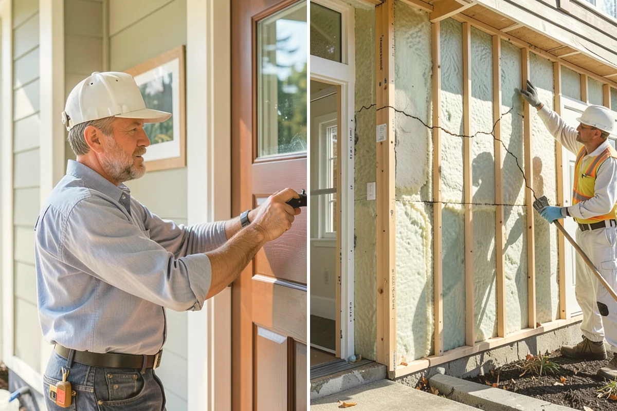Rim Joist Insulation in Orting, Pierce County, WA - Inspect the rim joist and moisture conditions