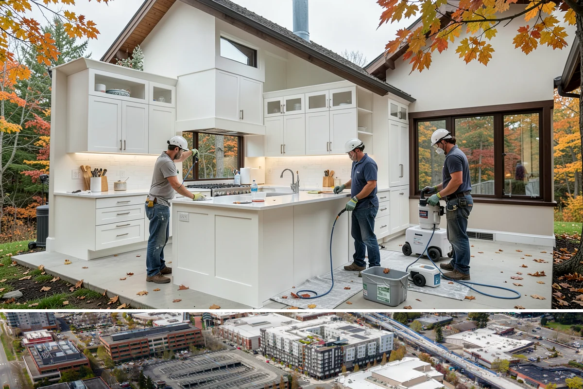 Rim Joist Insulation in Redmond, King County, WA - Rim joist insulation can be done any season and is a smart fall upgrade before winter drafts arrive.