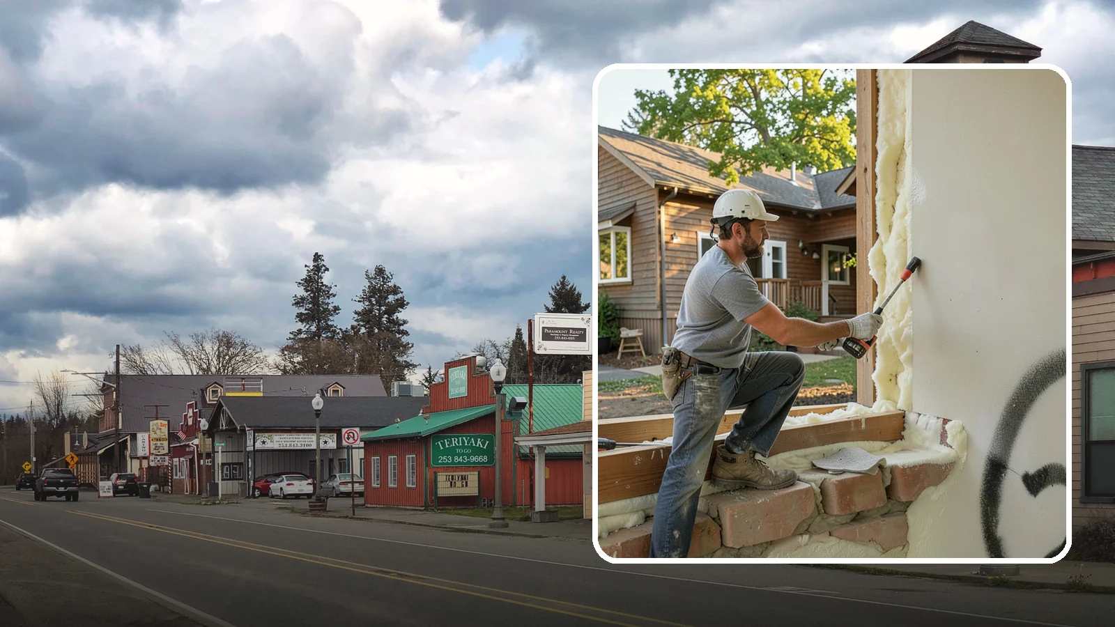 Rim Joist Insulation in Roy, Pierce County, WA - We insulate and air-seal rim joists, a major source of cold drafts and moisture in Northwest homes.