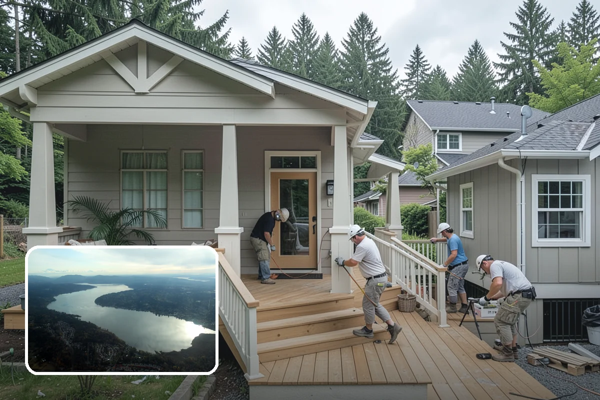 Rim Joist Insulation in Sammamish, King County, WA - Stops significant drafts at the foundation band