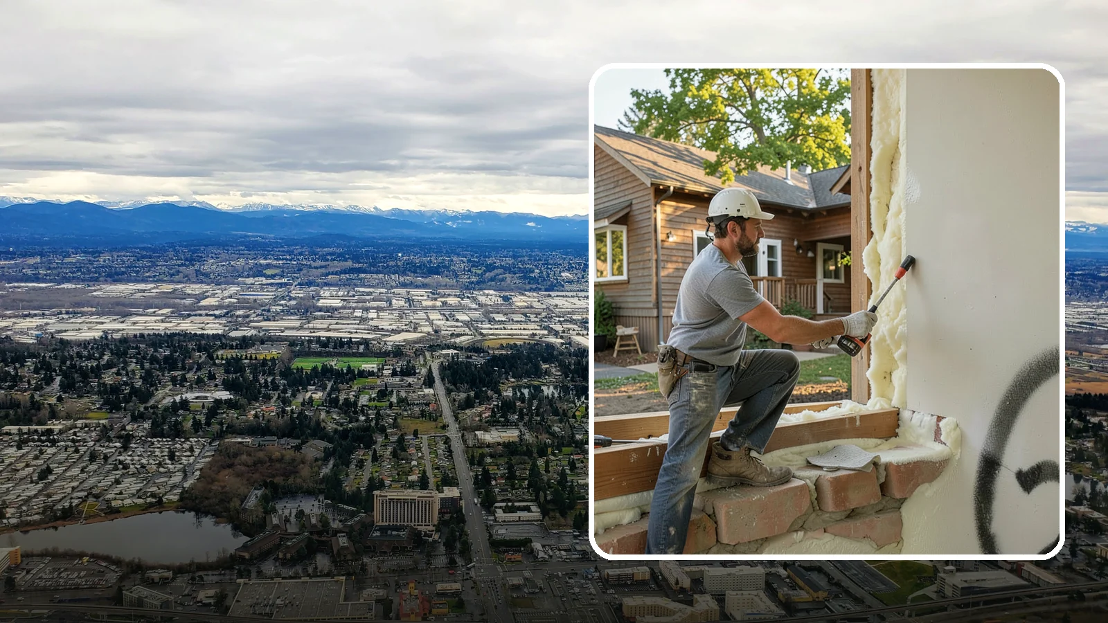 Rim Joist Insulation in SeaTac, King County, WA - We insulate and air-seal rim joists, a major source of cold drafts and moisture in Northwest homes.