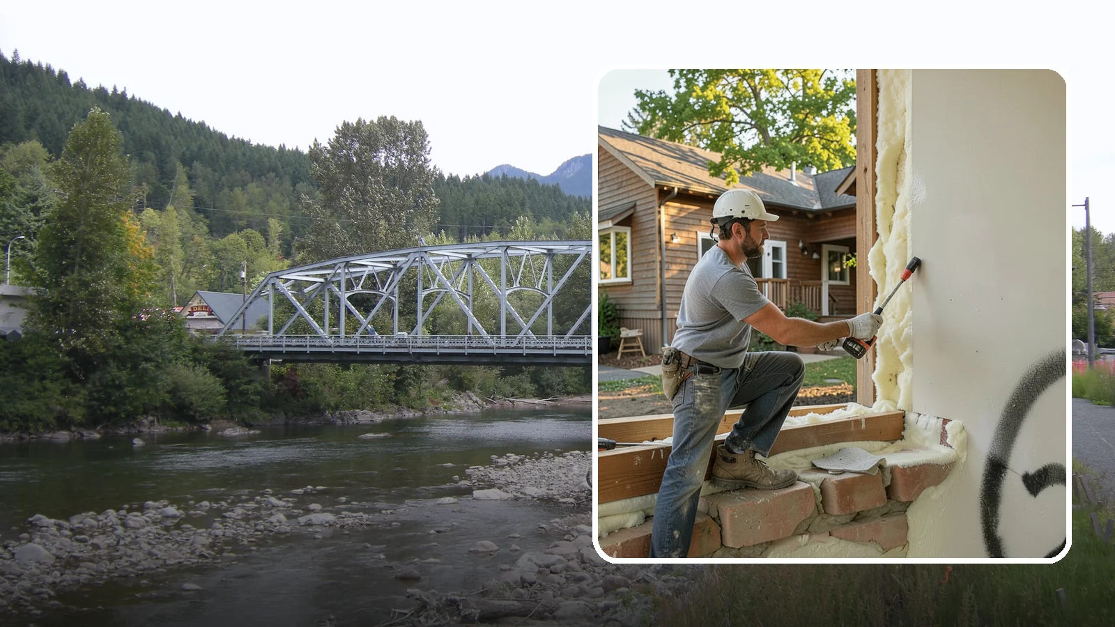 Rim Joist Insulation in Skykomish, King County, WA - We insulate and air-seal rim joists, a major source of cold drafts and moisture in Northwest homes.