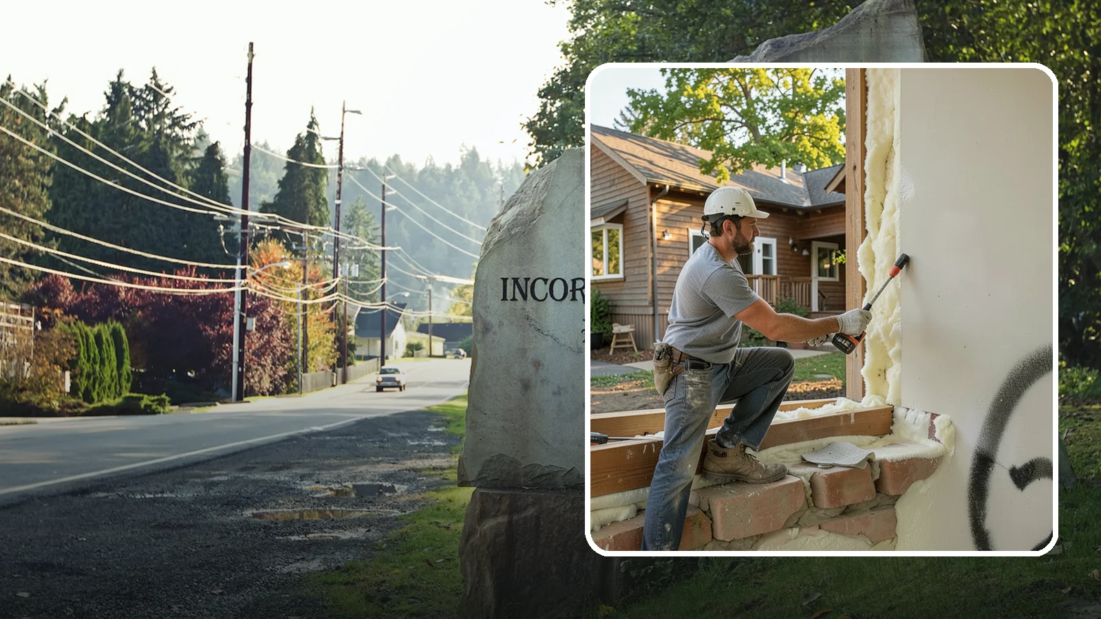Rim Joist Insulation in Wilkeson, Pierce County, WA - We insulate and air-seal rim joists, a major source of cold drafts and moisture in Northwest homes.