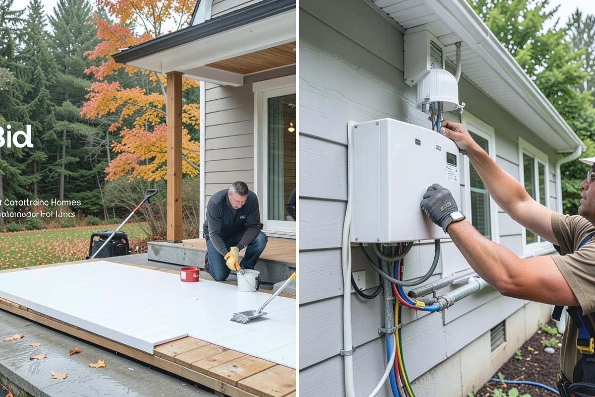 Roll-In Shower Installation in Auburn, King County, WA - We assess the space and set the drain and slope strategy