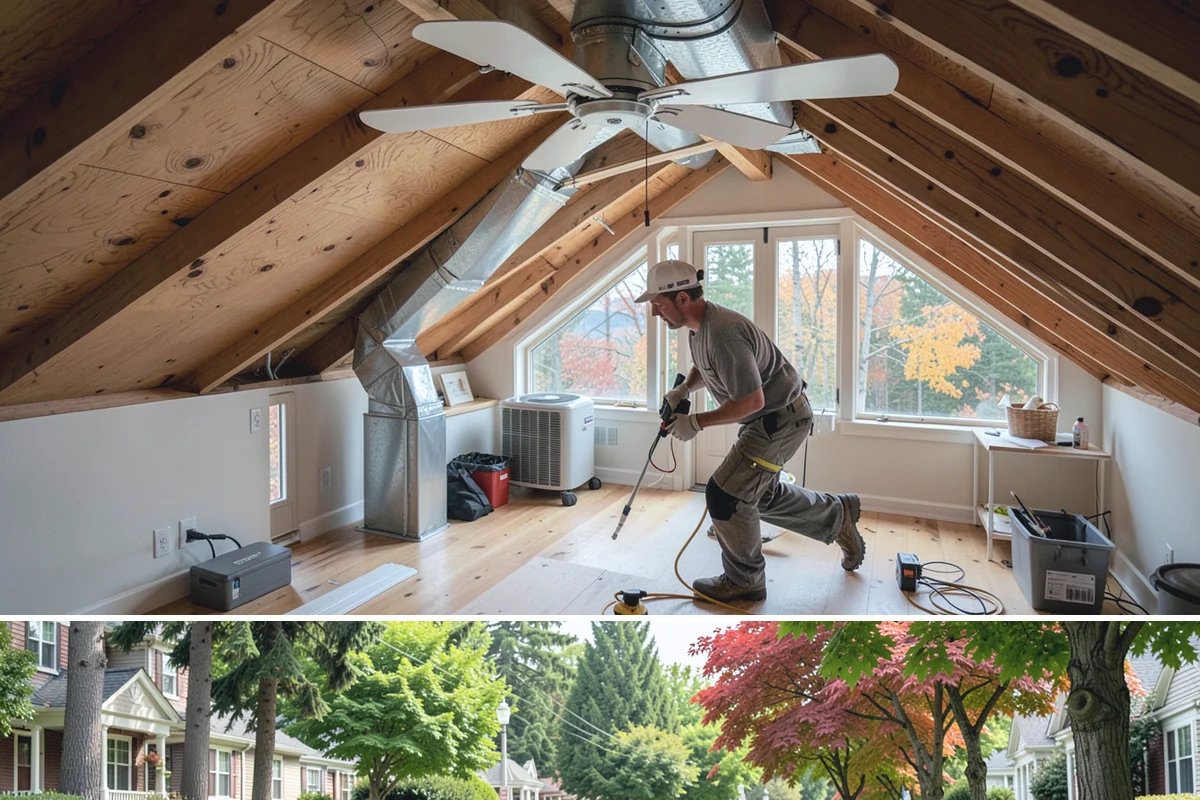 Roll-In Shower Installation in Beaux Arts Village, King County, WA - This interior build is well suited to any season, including the rainy stretch when outdoor projects pause.
